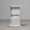 Marostica+Marostica tavolino in ceramica bianco Sand