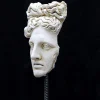 Maschera Apollo Belvedere su piedistallo