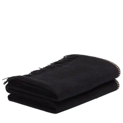 Melrose Coperta piccola con frange nere