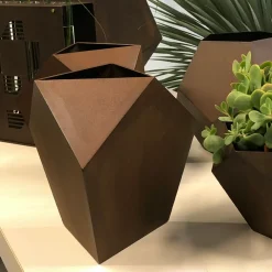MGC35 Vaso in acciaio corten
