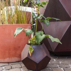 MGC12 Vaso in acciaio corten