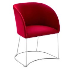 MILLY RED VISITOR CHAIR #2 di Basaglia + Rota Nodari