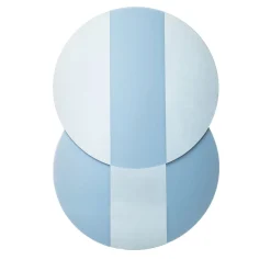 Mimina Grande specchio da parete blu