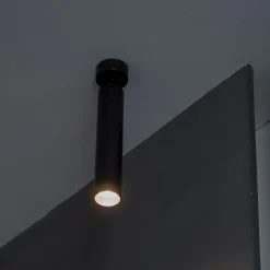 Mini lampada da soffitto Kyle Pl in ottone nero
