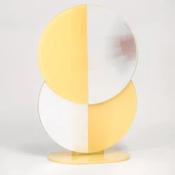 Minima Piccolo specchio da tavolo giallo