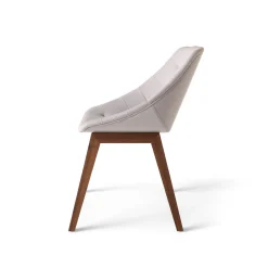 Miss Lily Gray Poltrona a 4 gambe in legno
