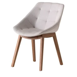 Miss Lily Gray Poltrona a 4 gambe in legno