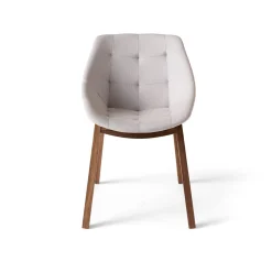 Miss Lily Gray Poltrona a 4 gambe in legno