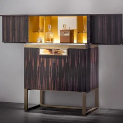 Mobile bar Cosmopolitan con frigorifero