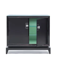 Mobile bar in ebano