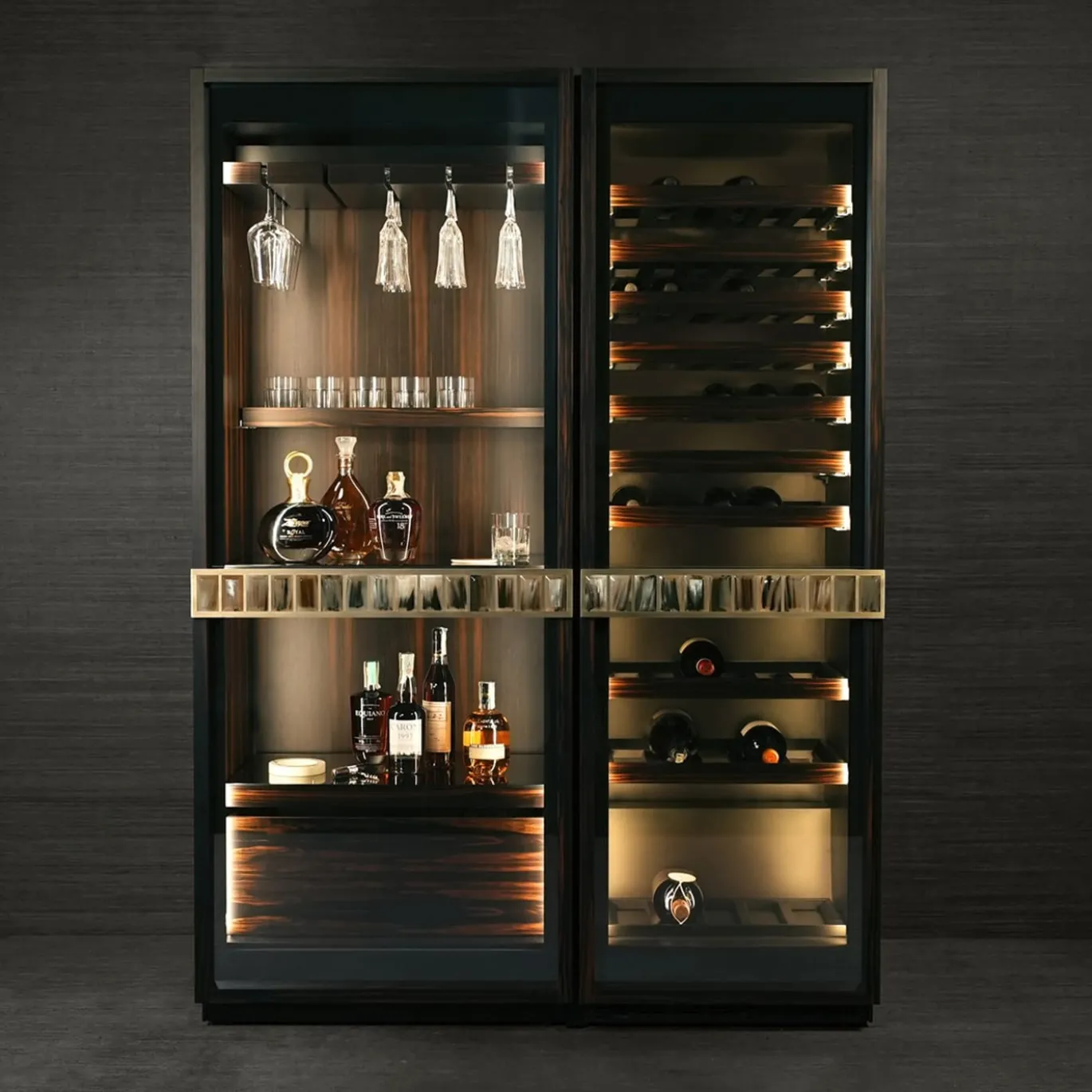 Mobile Bar Manhattan in Ebano