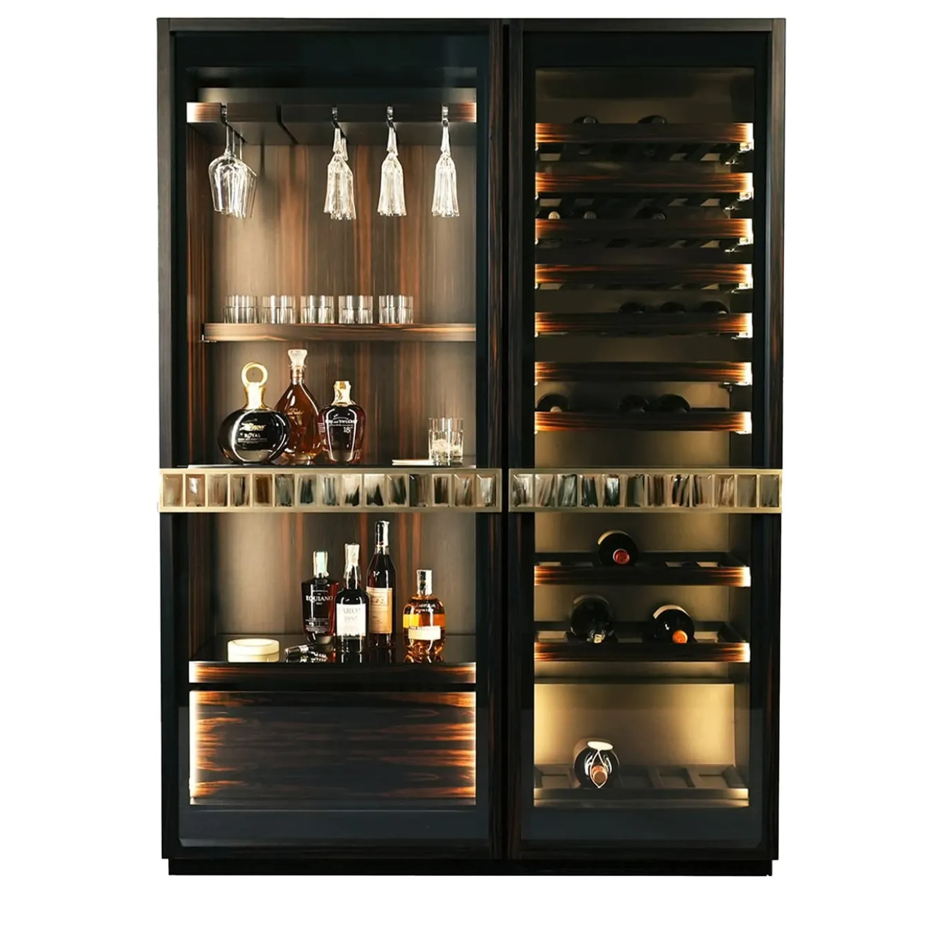 Mobile Bar Manhattan in Ebano