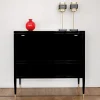 Mobile Bar Tanguy in Laccato Nero Lucido