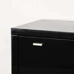 Mobile Bar Tanguy in Laccato Nero Lucido
