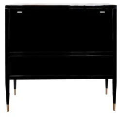 Mobile Bar Tanguy in Laccato Nero Lucido