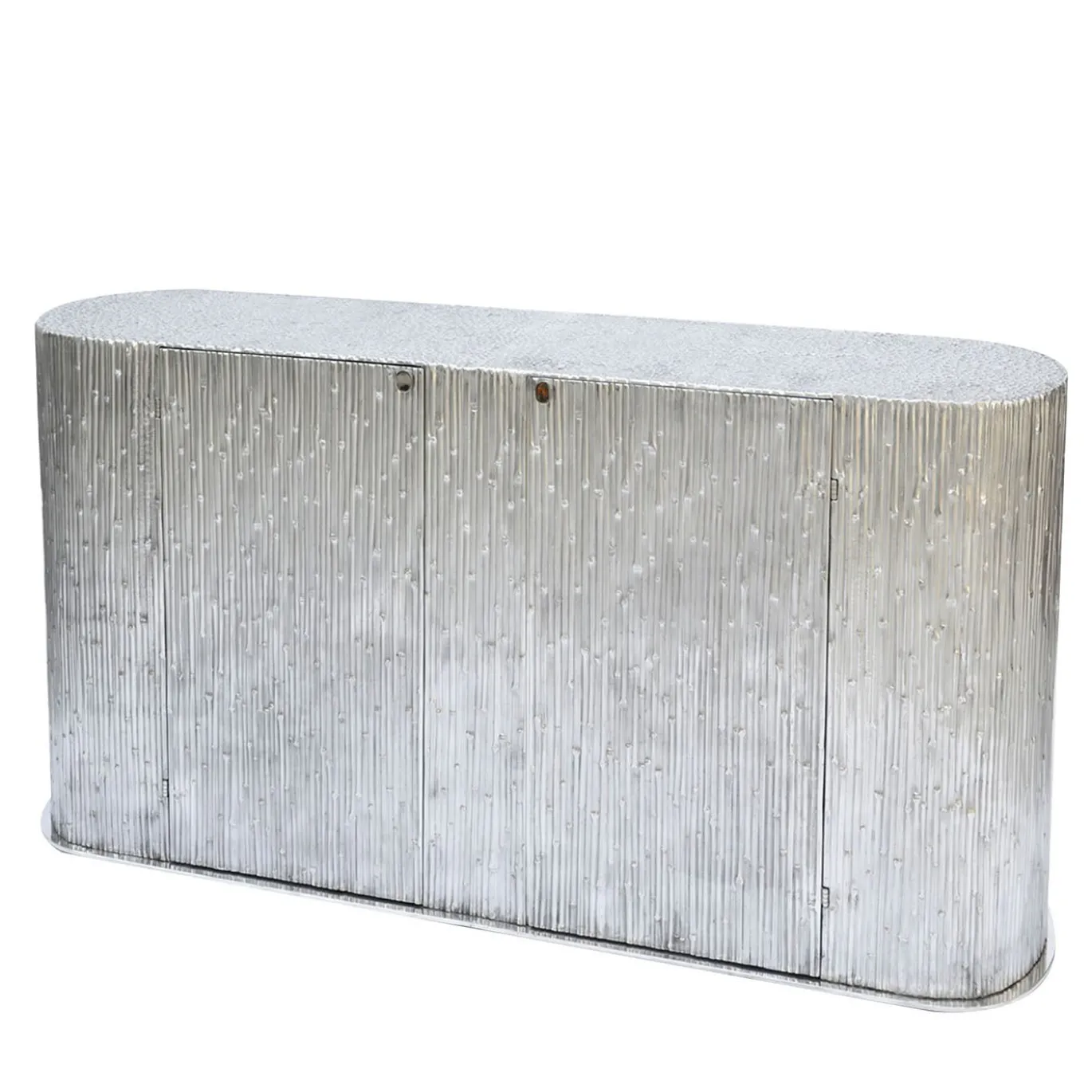Mobile Canneto in alluminio naturale