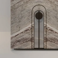 Mobile Consolle Aurelia in Marmo Fior di Pesco di Sheree Stuart Design