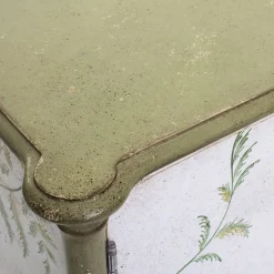 Mobile in bambù Lombardia bianco-verde con felci e farfalle
