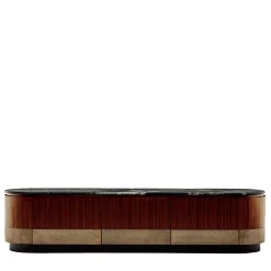 Mobile TV Alma-Decor ED/50 660 in legno con piano in marmo Belvedere