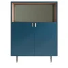 Mobile Universe in Noce Canaletto Blu Cobalto