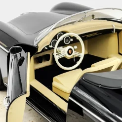 Modellino Porsche 356 A Speedster in Metallo Nero