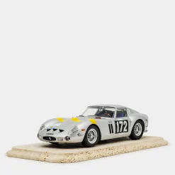Modello Ferrari 250 GTO Tour de France in Metallo Argento