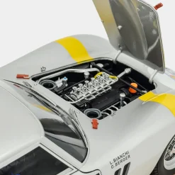 Modello Ferrari 250 GTO Tour de France in Metallo Argento
