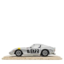 Modello Ferrari 250 GTO Tour de France in Metallo Argento