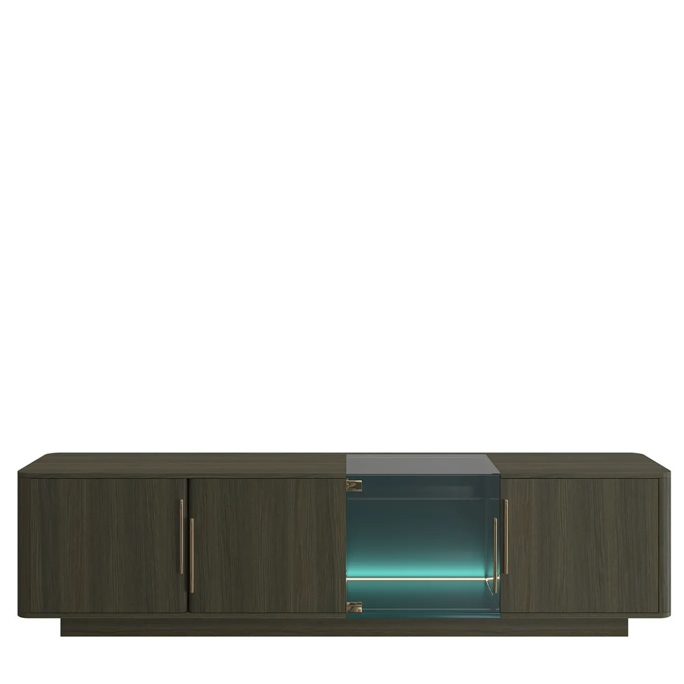 Moderno mobile bar a quattro ante con illuminazione LED