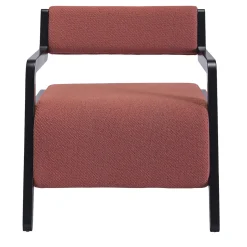 Moki Red Lounge Chair di Gianluca Villa