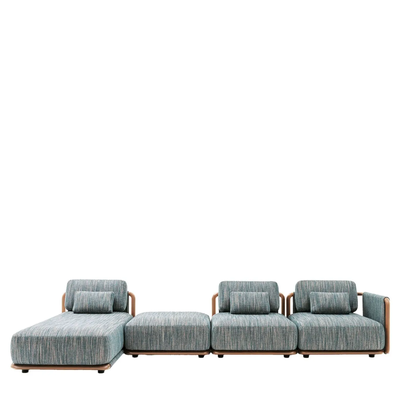 Moorea Key West Modular Blu Divano da Esterno #1