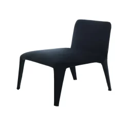 Nova Blu scuro Sedia da salotto senza braccioli