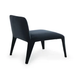 Nova Blu scuro Sedia da salotto senza braccioli