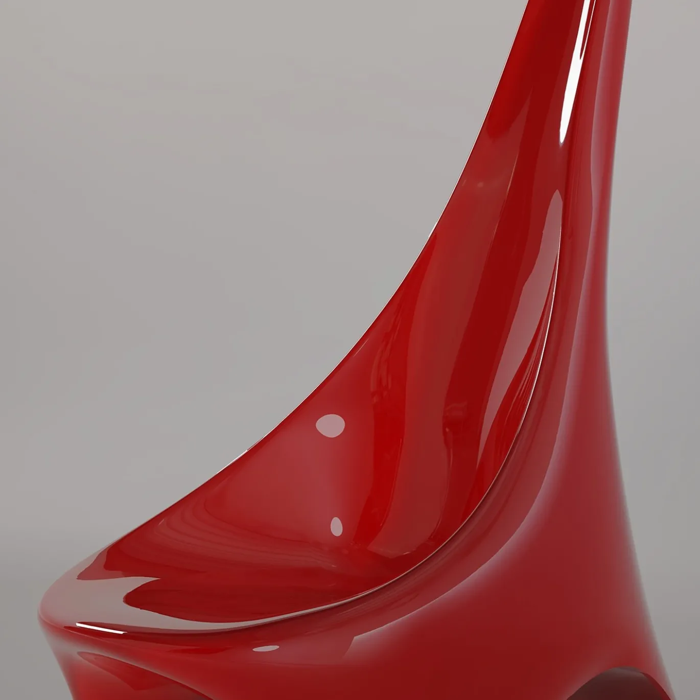 Nyx Sedia da salotto rossa