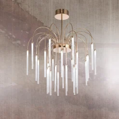21501/30-O Lampadario d'oro