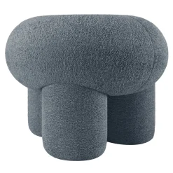 Ollie Gray Bouclè Pouf