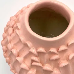 Onda Vaso piccolo rotondo rosa cipria