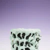 Onda Vaso piccolo Tiffany e nero pece