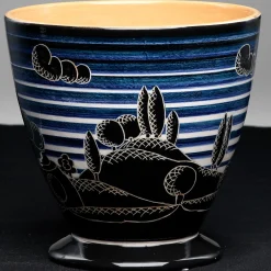 Paesaggio Umbro Vaso in ceramica fatto a mano