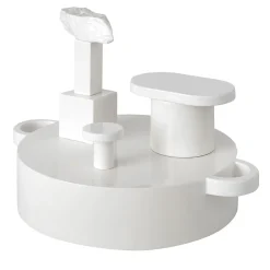 Paesaggi Scultura Rotonda bianca di Nathalie Du Pasquier