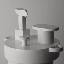 Paesaggi Scultura Rotonda bianca di Nathalie Du Pasquier