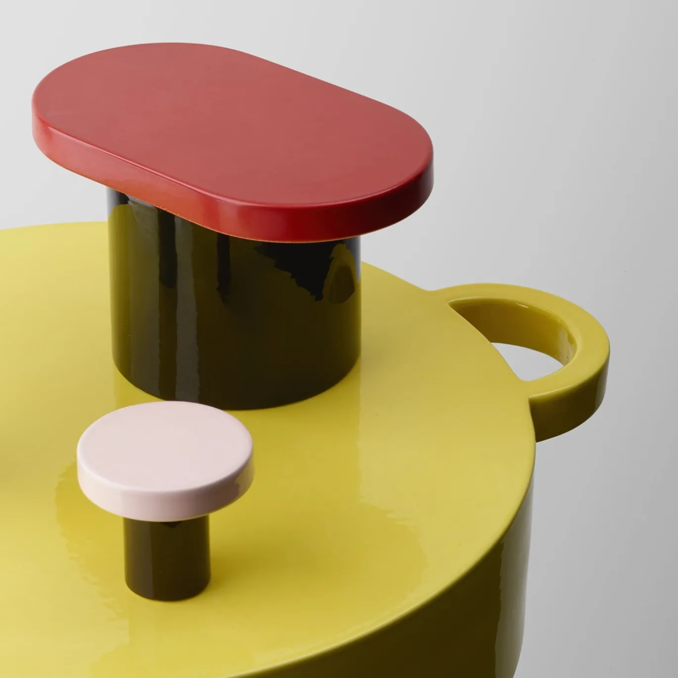 Paesaggi Scultura rotonda policroma di Nathalie Du Pasquier