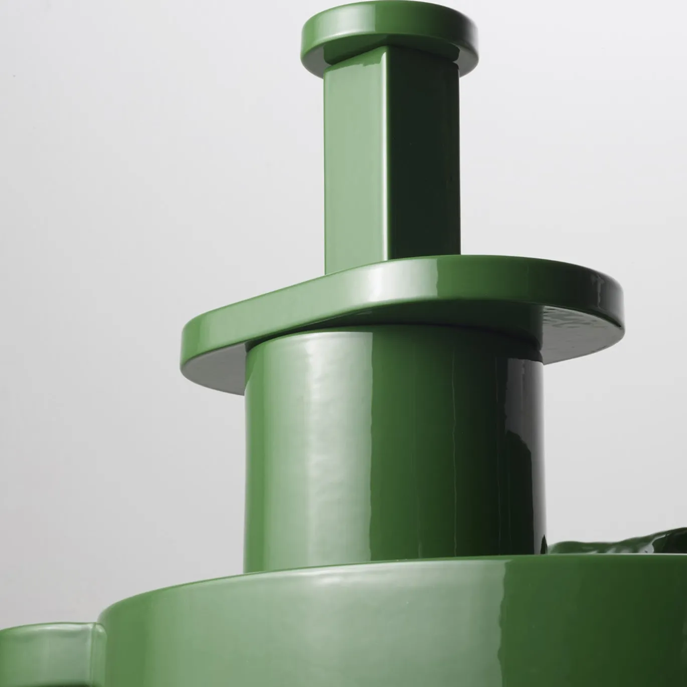 Paesaggi Scultura Rotonda verde di Nathalie Du Pasquier