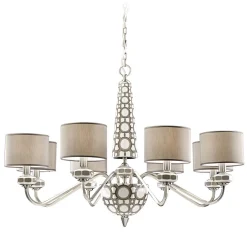 Palazzo Vecchio Taupe Lampadario a 8 luci