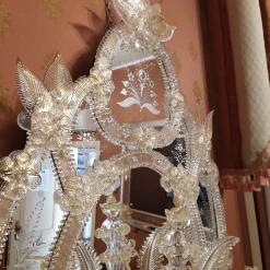 Palladio Lampada da parete a 3 luci in vetro di Murano