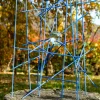 Palla Prigioniera Blu Scultura di Gianfranco Coltella