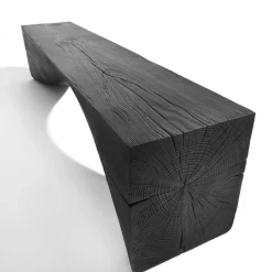 Panca Curve in Cedro Nero Vulcano di Brodie Neill