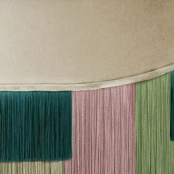 Panca Geo Stripe Policroma in Velluto #2 di Lorenza Bozzoli