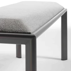 Panca Milano Alta con Struttura in Metallo Tubolare