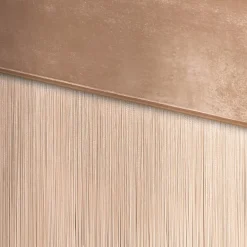 Panchina con frange beige